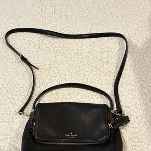 Kate Spade Black Crossbody Bag with Adjustable Strap